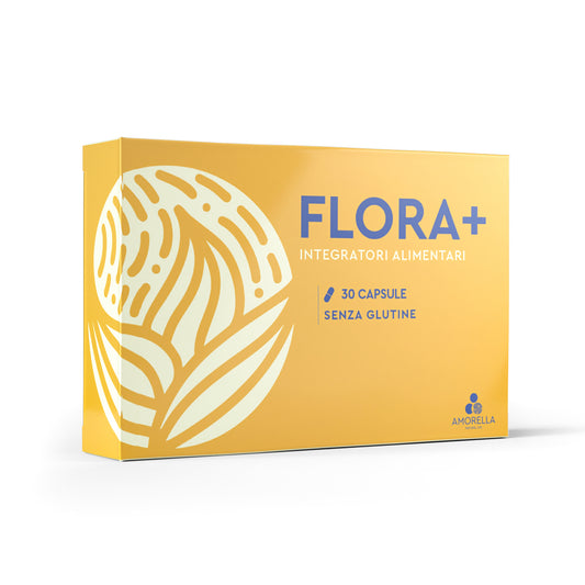 FLORA+ | Nutre la flora intestinale - Amorella Natural Life - Integratori Naturali